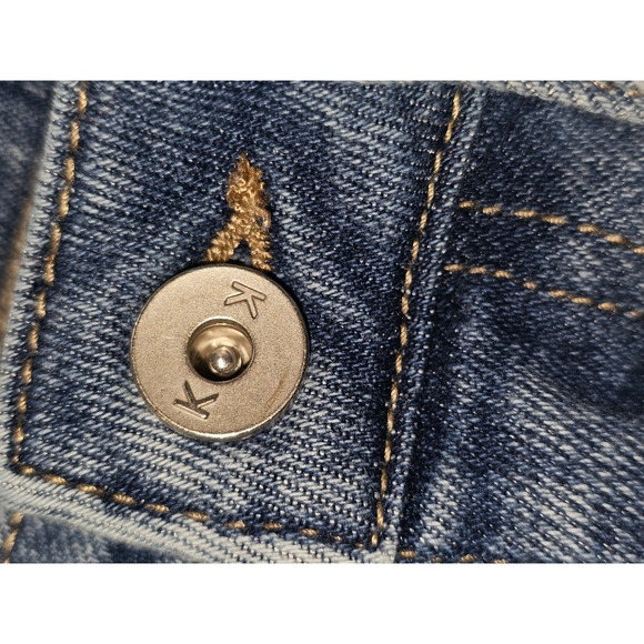 kendall & kylie jeans womens size 1/25 the icon straight high rise distressed - Picture 8 of 15